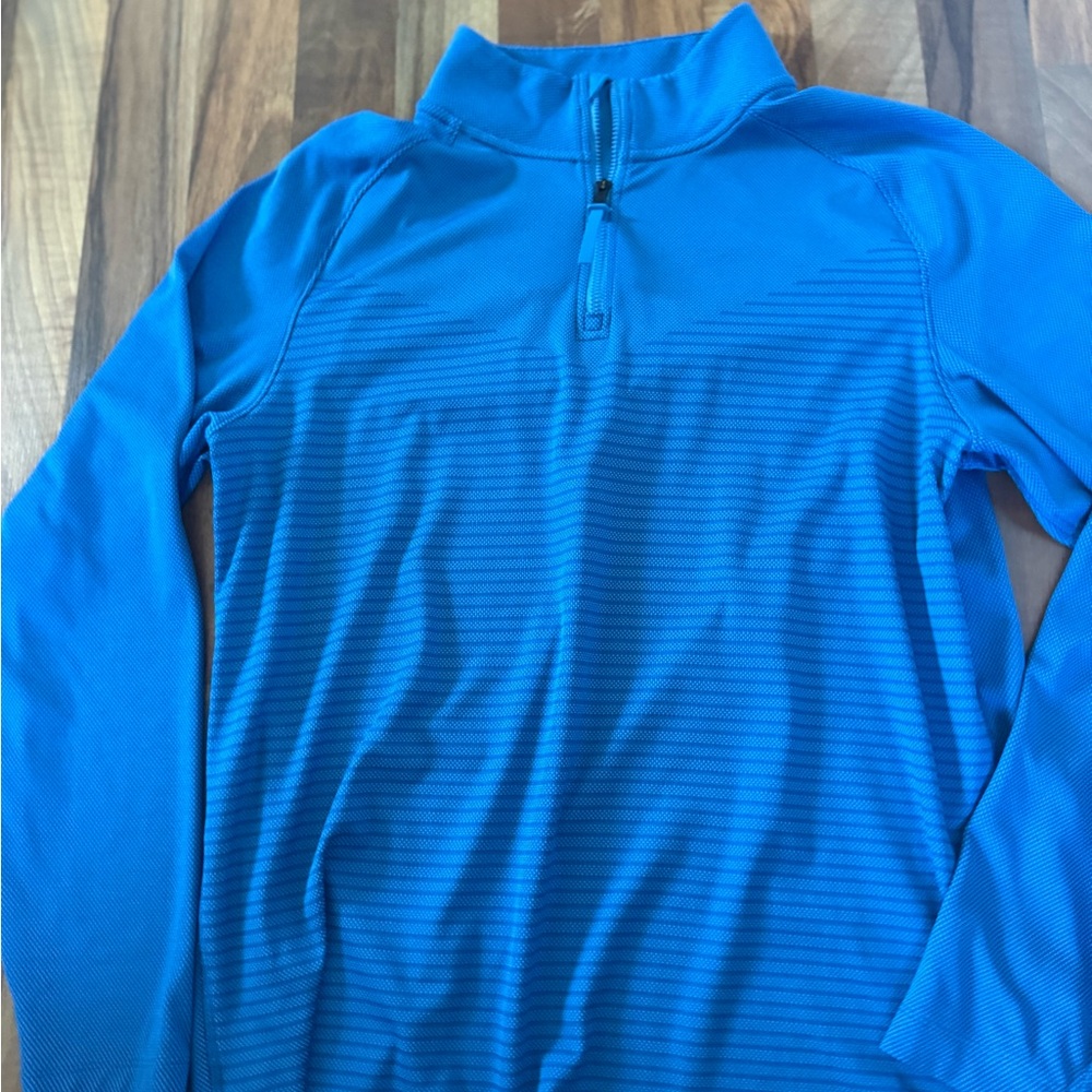 Nike Men’s Blue Zip-Up Performance Sweater